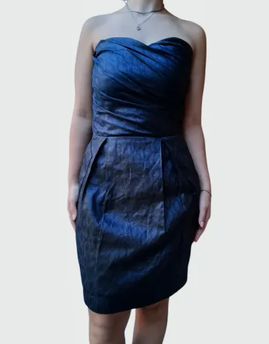 Vestido azul de festa
