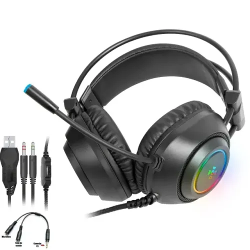 Headset Gamer Fortrek Crusader New Edition RGB - WZetta