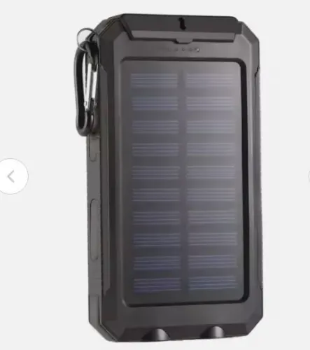 power bank SOLAR 10000mah, COM CARREGADENTO COM FUNÇÃO USB