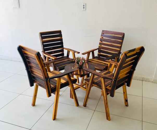 CONJUNTO PARA ÁREA MADEIRA 