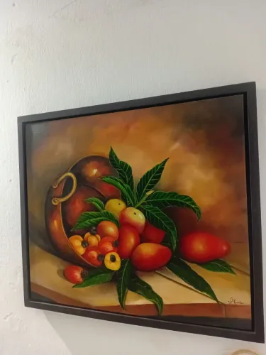 QUADRO ANOS 80 - ÓLEO SOBRE TELA