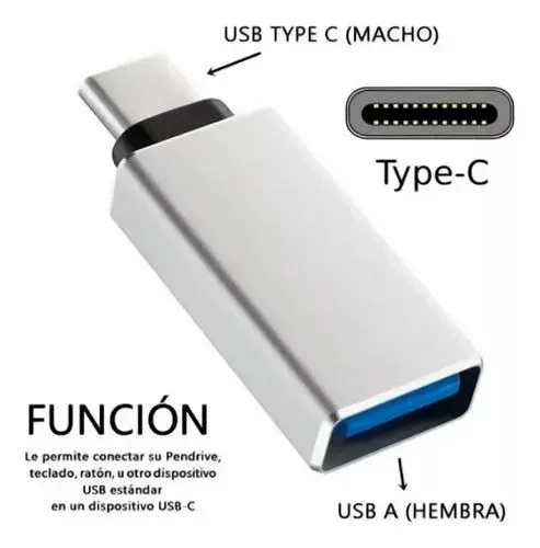 Adaptador Otg USB-C para USB 3.0