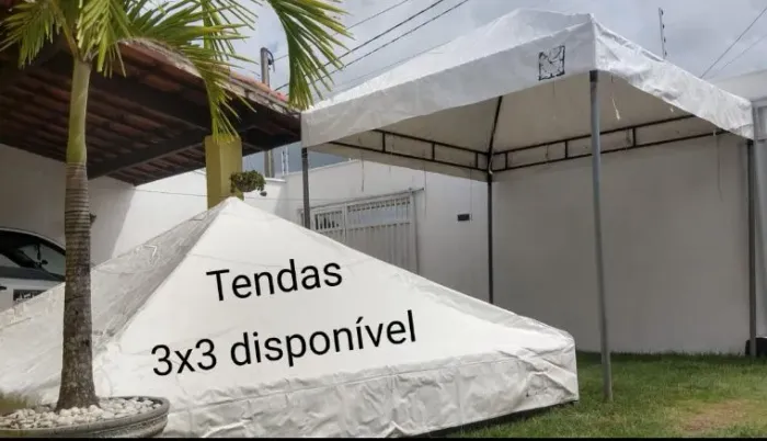 Aluguel de tendas 3x3 e 4X4