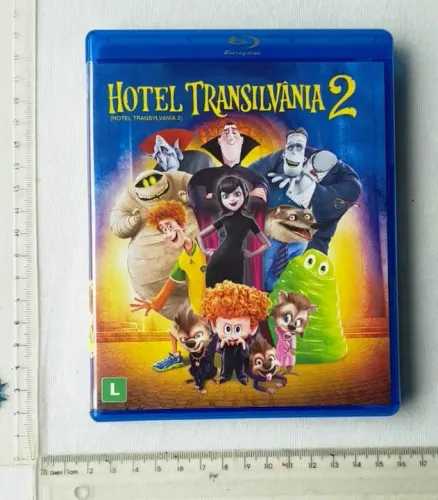 Blu-Ray Original - Animação - Hotel Transilvânia 2 - 2015 - Usado