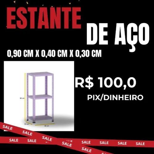 estante de aço