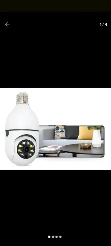 Câmera de Segurança Lâmpada - Visão 360º