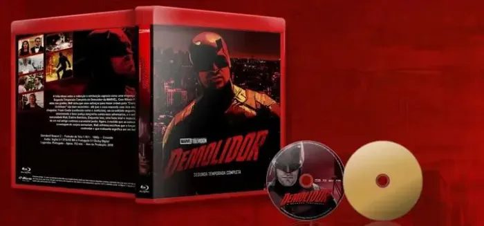 Demolidor Temporadas Completa Blu-Ray edição luxo estojos vermelhos