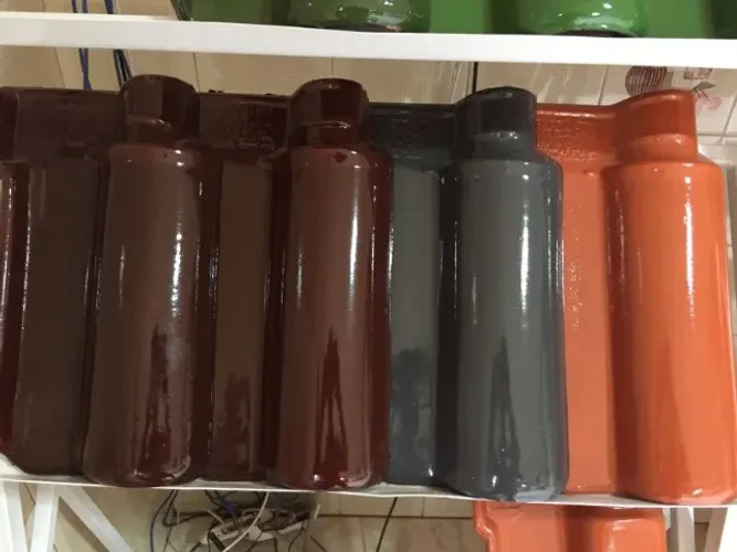 Telha Portuguesa Esmaltada - Diversas Cores