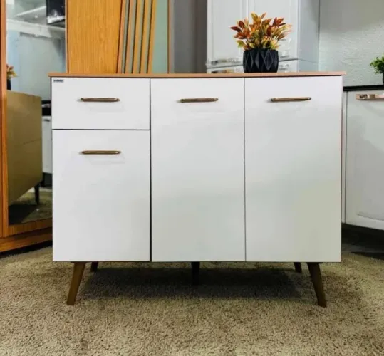 Balcão Cozinha Olinda Larg. 1.05m- Produto Novo Entrega Rápida