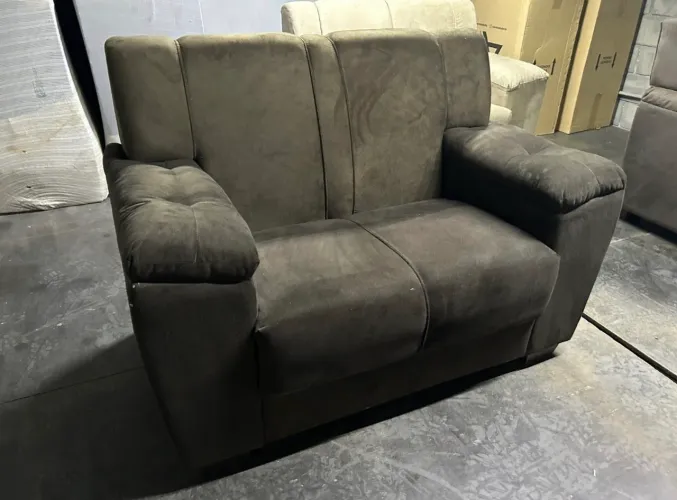 Sofá Fixo 2 Lugaes NOVO ( Peça Única )