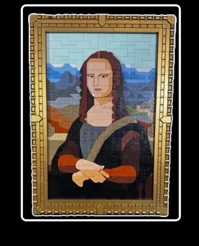 Quadro Monalisa e great wave