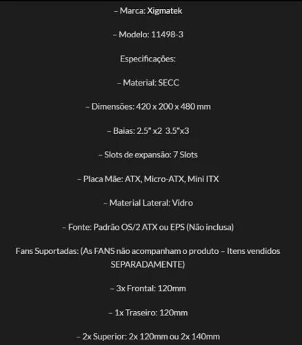 PC GAMER COMPLETO - RYZEN 5 3600X + RX 570 4GB + 16GB RAM + SSD 250Gb + MONITOR 15" + FONT
