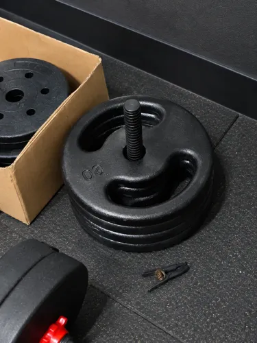 Anilhas musculação em casa ou na academia de 1 até 20kg