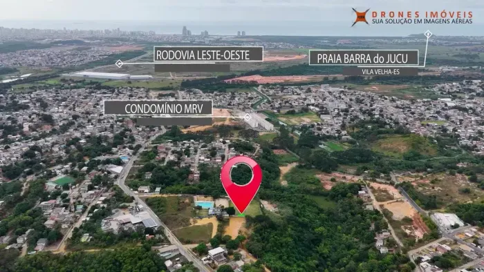 Pelegrine Vende Área 3.600 m2 murada, plana, água e luz - Alzira Ramos, Cariacica