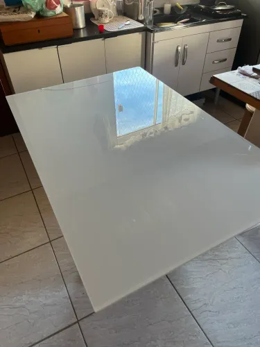 Mesa de Jantar VIDRO 1,20m x 0,80m + 2 cadeiras 