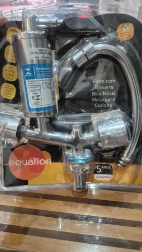 Torneira Com Filtro De Mesa Para Cozinha Equation - Na Embalagem