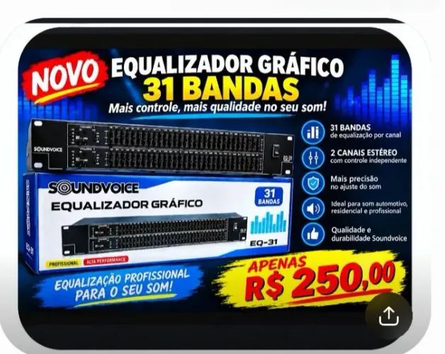 Equalizador 31 bandas