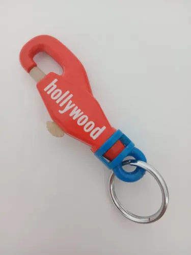 Chaveiro Hollywood Promocional Antigo Anos 1970 (Bifacial)