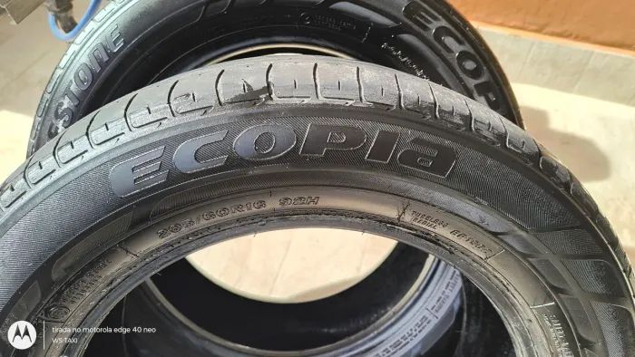 Pneu 205 60 16 Bridgestone spin  e 205 65 15 remolde Ecosport 