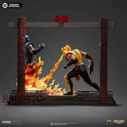 Estátua Iron Studios Scorpion vs Sub-Zero - Fatality Mortal Kombat