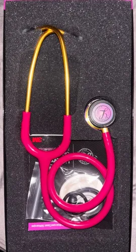 Estetoscópio Littmann CLASSIC III Framboesa Rainbow NUNCA USADO com Nota fiscal