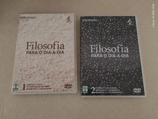 DVD 1 e 2 Filosofia para o dia a dia usado