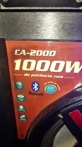 Caixa de som 2000wats