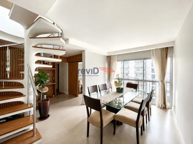 Apartamento Duplex - Cobertura - Vila Mascote - 180 m2 - 3 dorms - 02 vagas - Proximo ao M