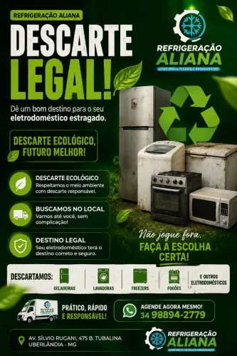 Descarte legal ( descarte de eletrodomésticos )
