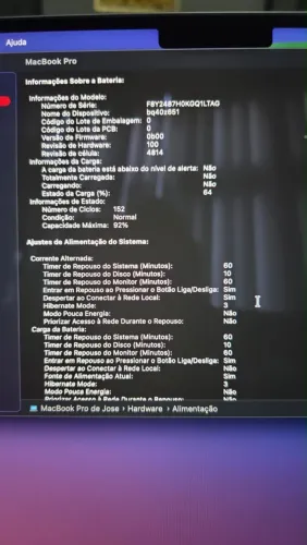 MACBOOK PRO COM DEFEITO