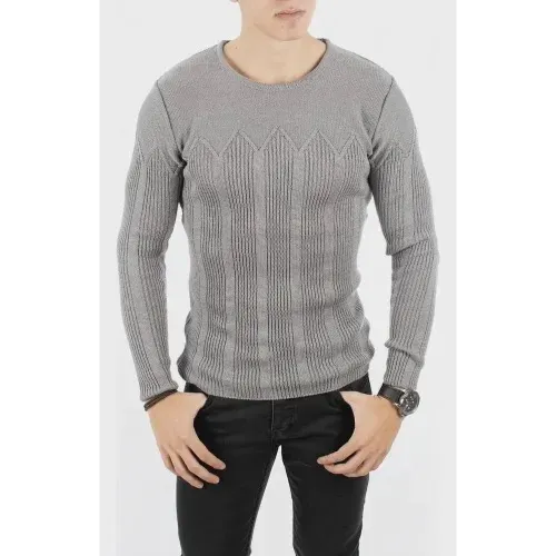 Blusa Masculino Trico Cinza - Manga Longa