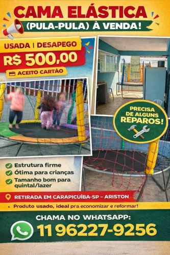 Pula pula CAMA ELÁSTICA 