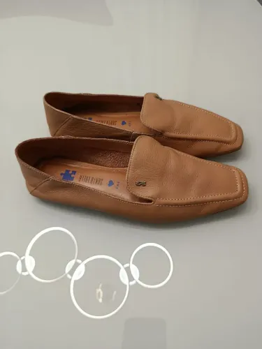 Mocassim em couro