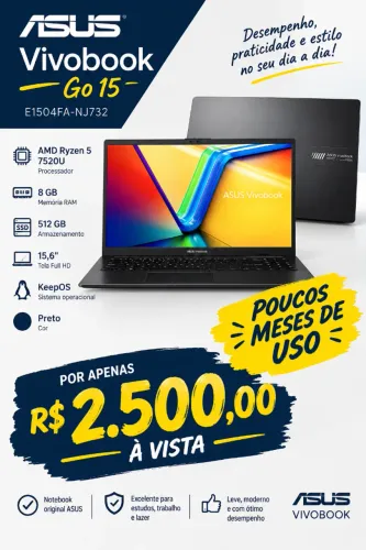 NOTEBOOK ASUS Vivobook Go 15 E1504FA-NJ732