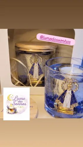 Vela Nossa Senhora Aparecida-Coleção Rogai por nós.