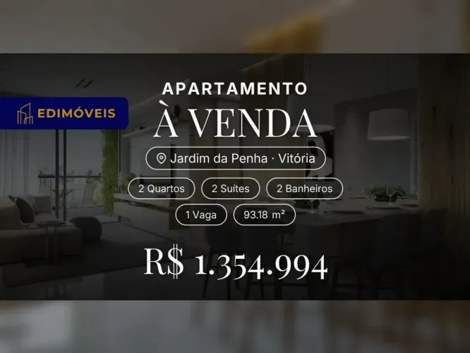 Viva com Estilo: Apartamento de 2 Suítes em Jardim da Penha