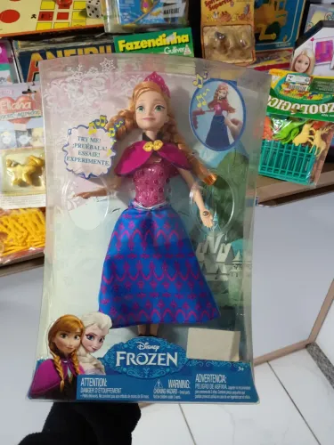 Boneca Ana Magia Músical Disney Frozen 