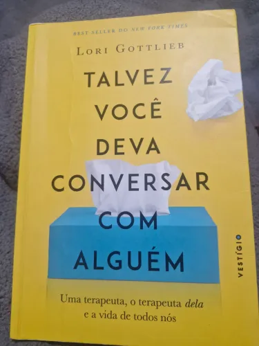Livro Talvez você deva conversar com alguém