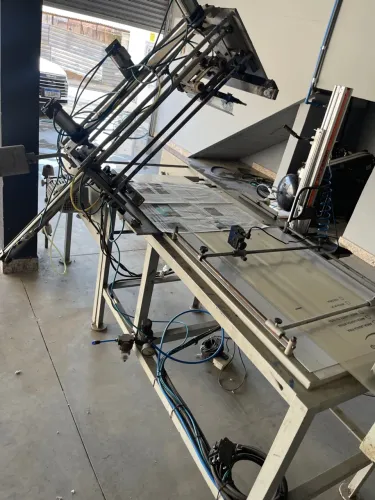 Impressora Automática de Serigrafia para Bobinas Plásticas - Troca Rápida de Telas - Silk