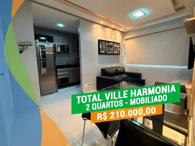 Total Ville Harmonia 2 quartos Lago Azul