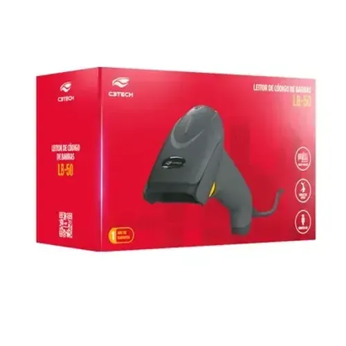 Leitor de Código de Barras LB-50BK C3TECH