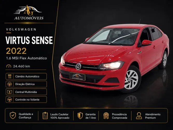 Volkswagen Virtus 1.6 MSI Flex 16V 4P Aut. 2022