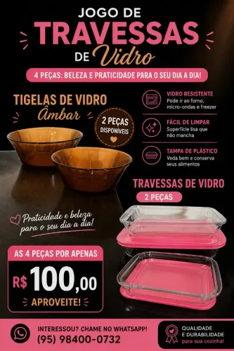 Travessas de Vidro