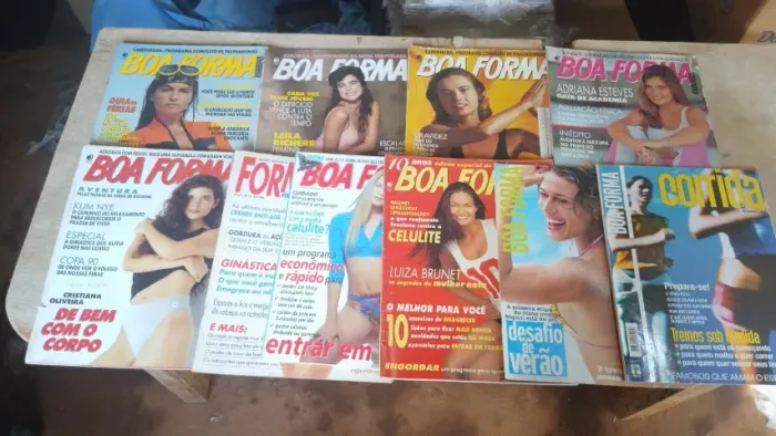 boa forma - pacote com 8 revistas + 2 revistas de brinde