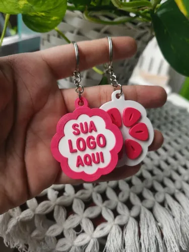 Chaveiros personalizados com sua marca + tag nfc