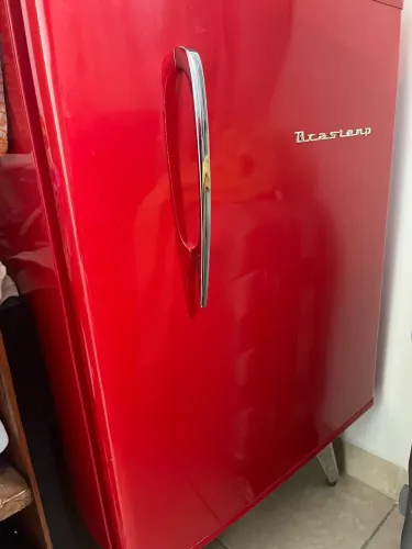 Mini Geladeira Retrô 120l | Brastemp Vermelha | 110v
