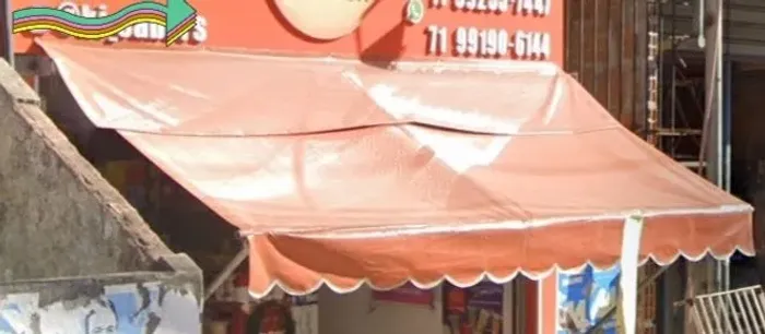 Toldo para sombra ponto comercial