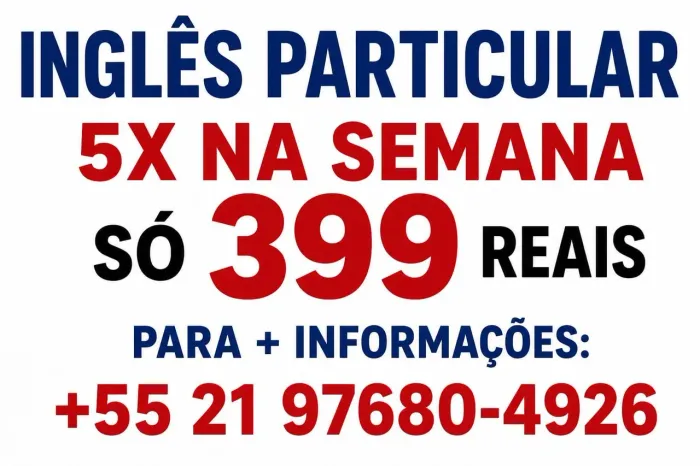 Professor Particular de Inglês