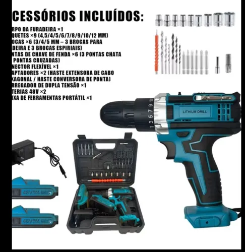 Parafusadeira Furadeira 