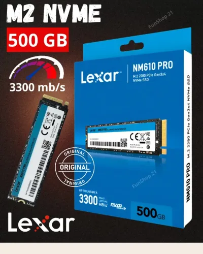 SSD M2 NVMe 500GB Lexar